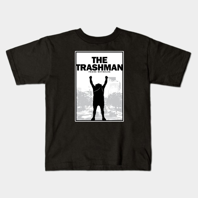 Trashman Cometh Kids T-Shirt by Gimmickbydesign